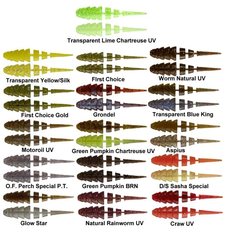 Olek-Fishing Kaiman V2 10cm 5st 4 Olek-Fishing Kaiman V2 10cm 5st - Afbeelding 2