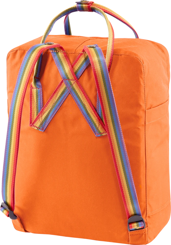 Fjallraven Kanken Rainbow Rugzak Oranje 5 Fjallraven Kanken Rainbow Rugzak Oranje - Afbeelding 3