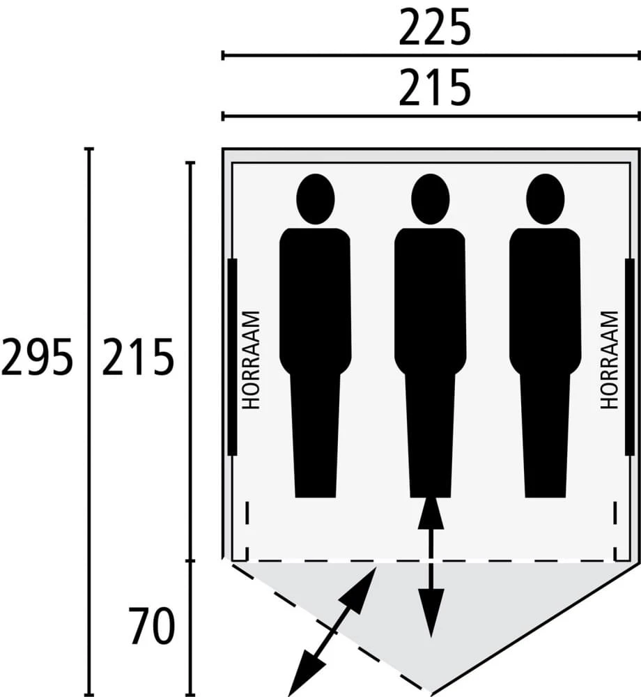 Safarica Speed 3 - 3 Persoons Tent Groen 4 Safarica Speed 3 - 3 Persoons Tent Groen - Afbeelding 2