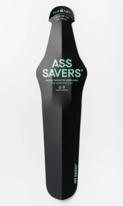 Ass-savers ASR-1 Regular - Spatbord Spatscherm - Zwart -Sticky Baits-winkel ass saver regular black rear saddle mudguard 900x