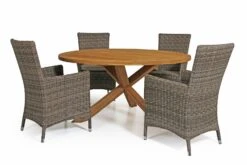 Brafab Eios Table Ø150, Teak -Sticky Baits-winkel brafab eios table 150 teak 4