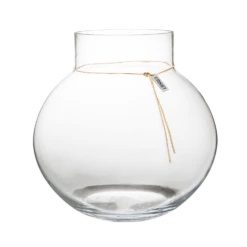 Ernst Glazen Vaas Doorzichtig, 38 Cm