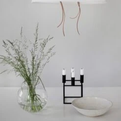 Ernst Glazen Vaas Doorzichtig, 38 Cm -Sticky Baits-winkel ernst glass vase clear 14