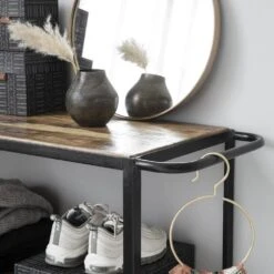 House Doctor Trolley Bruin Hout Metaal -Sticky Baits-winkel house doctor trolley bruin hout metaal 2