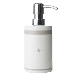 Lexington Earthenware Soap Dispenser, Grey