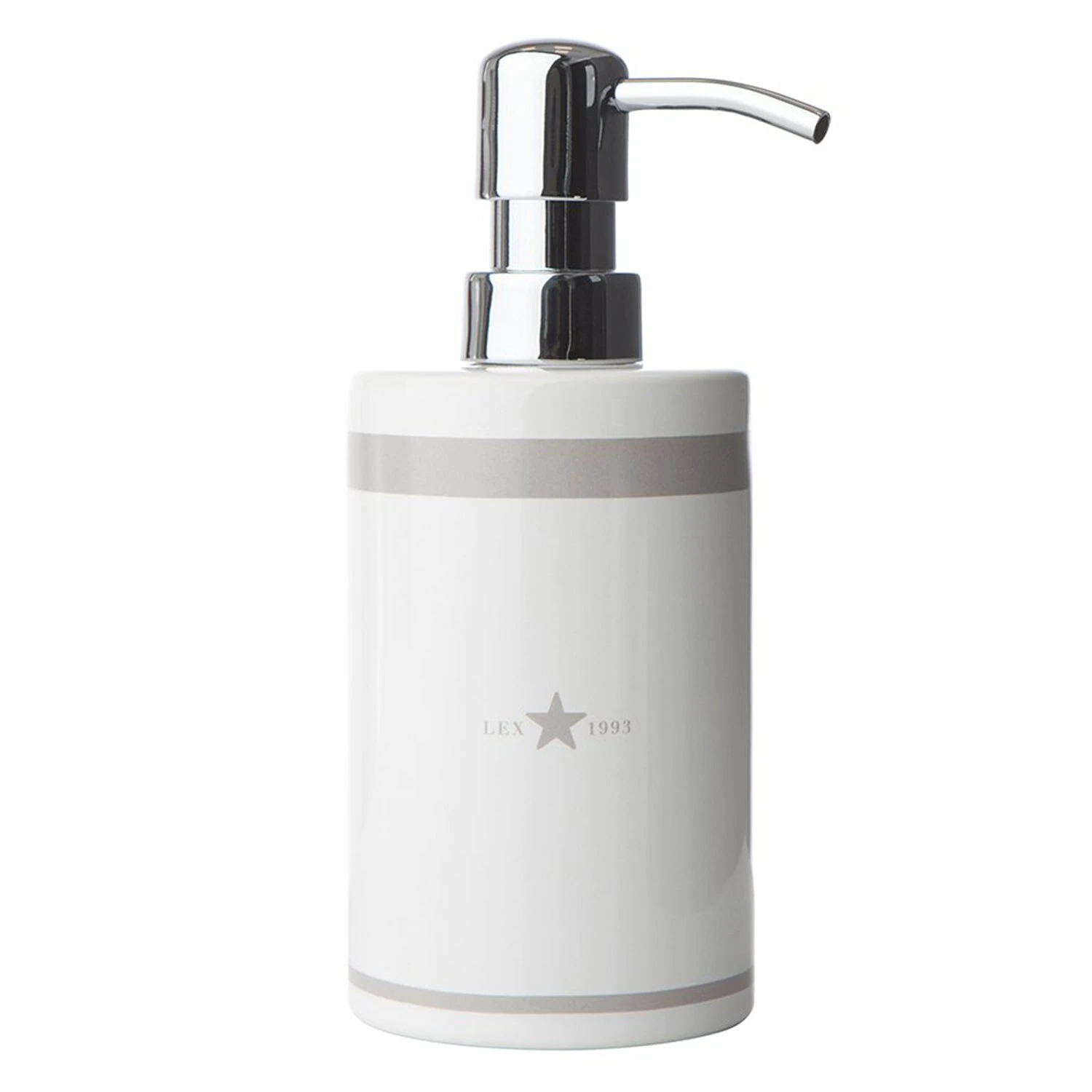Lexington Earthenware Soap Dispenser, Grey 2 Lexington Earthenware Soap Dispenser, Grey