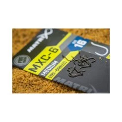 Matrix MXC-6 Medium Eyed Size 16 Barbless Hook -Sticky Baits-winkel matrix mxc 6 medium eyed barbless hook size 16 3