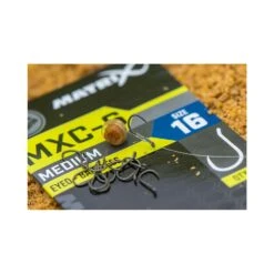 Matrix MXC-6 Medium Eyed Size 16 Barbless Hook -Sticky Baits-winkel matrix mxc 6 medium eyed barbless hook size 16 4