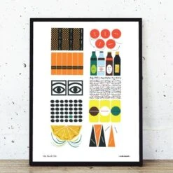 Ögon Chocolate Box Poster 50x70 Cm -Sticky Baits-winkel olle eksell ogon cacao chocolate box poster 50x70 cm 4