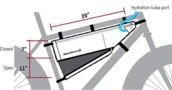 Blackburn Outpost Frame Tas - Groot -Sticky Baits-winkel outpost frame bag dimensions large