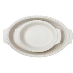 DARIA Ovenschaal 35 Cm, Cotton White -Sticky Baits-winkel potteryjo daria ovenschaal 35 cm 20