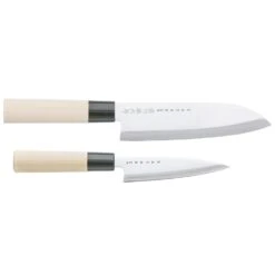 Satake Houcho Knife Set Santuko 17 Cm & Paring Knife 12 Cm