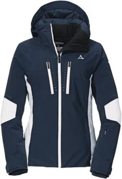 Schöffel Naladas Ski Jas Dames, Blauw/wit