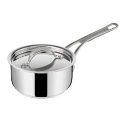 Tefal Jamie Oliver Cook's Classic Steelpan Met Deksel Roestvrij Staal, 16 Cm / 1,5 L