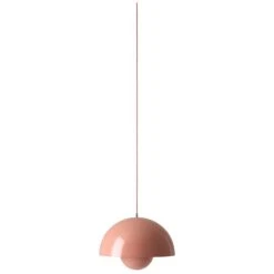 &Tradition Flowerpot VP7 Hanglamp, Beige-rood