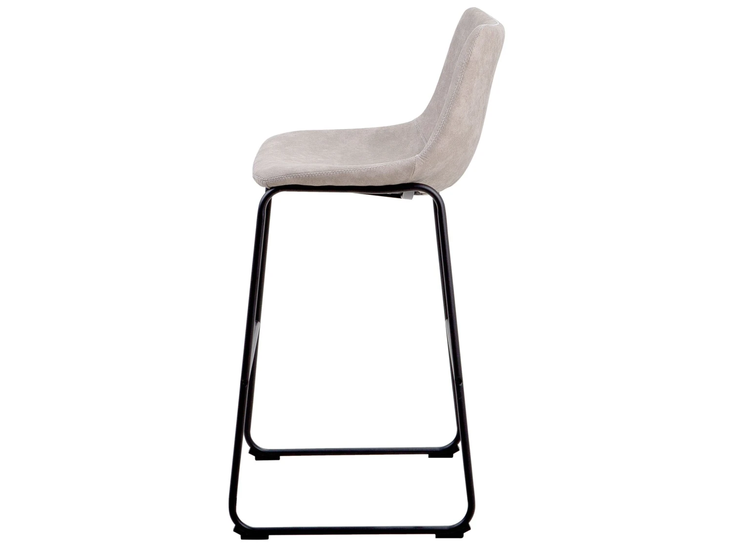 Barkruk Set Van 2 Stof Beige FRANKS - Afbeelding 8