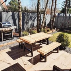 Eettafel Acaciahout Zwart 170 X 80 Cm SCANIA 15 Eettafel Acaciahout Zwart 170 X 80 Cm SCANIA -Sticky Baits-winkel undef src sa picid 772375 type whitesh image