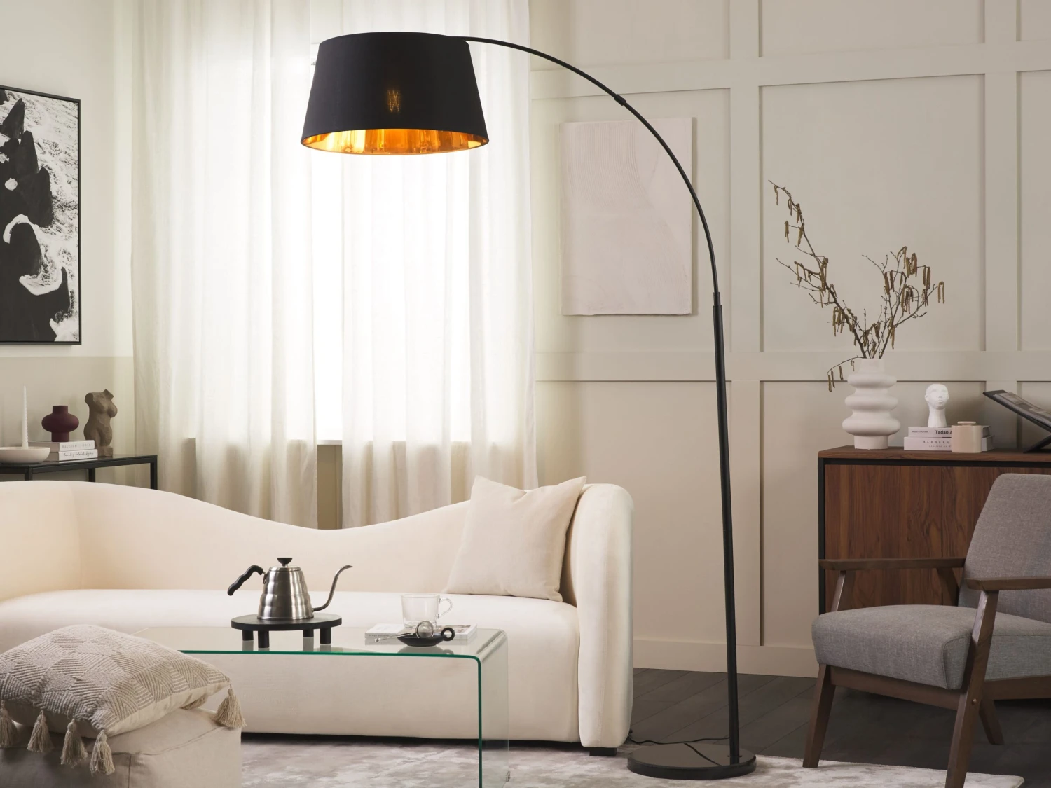 Staande Lamp Koper YABUS - Afbeelding 2