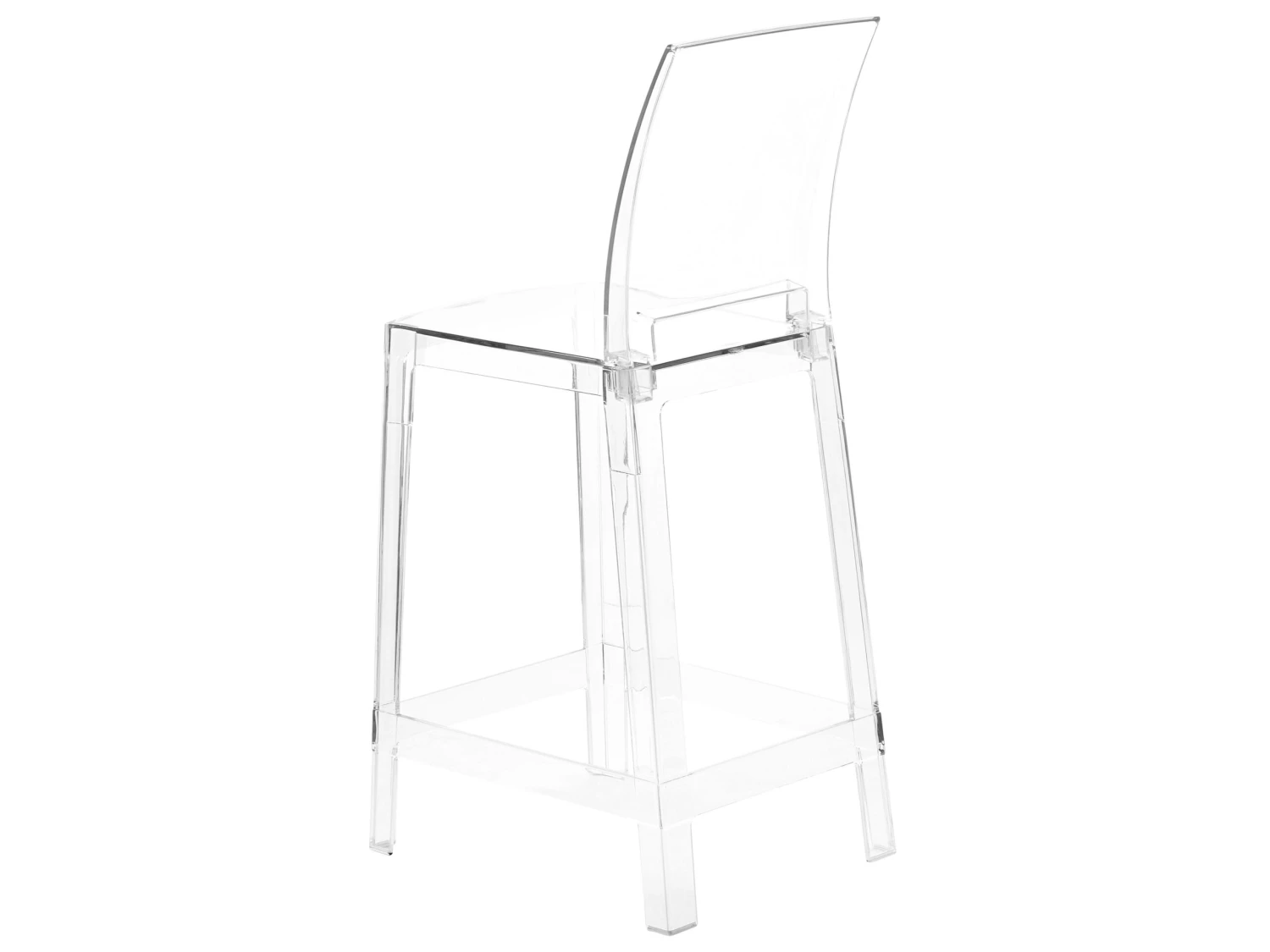 Barkruk Set Van 2 Kunststof Transparant WELLINGTON - Afbeelding 5