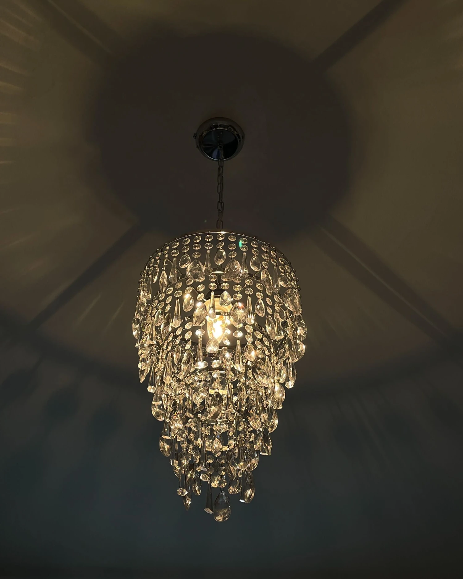 Kroonluchter Zilver ENTWASH - Afbeelding 3